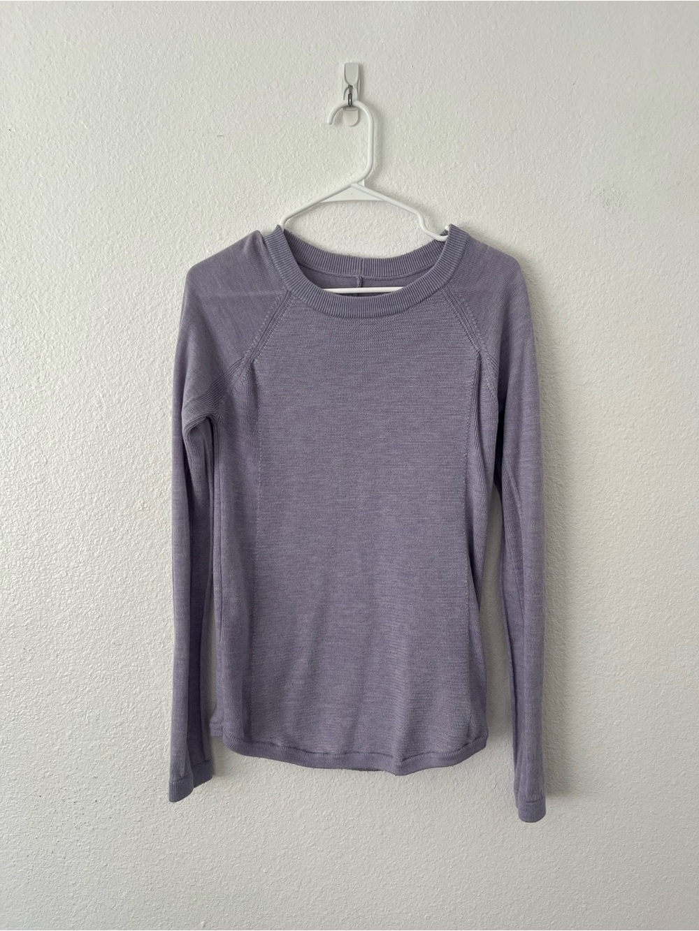 Lululemon Merino Wool Sweater Purple Fits 4/6 - Picture 1 of 6